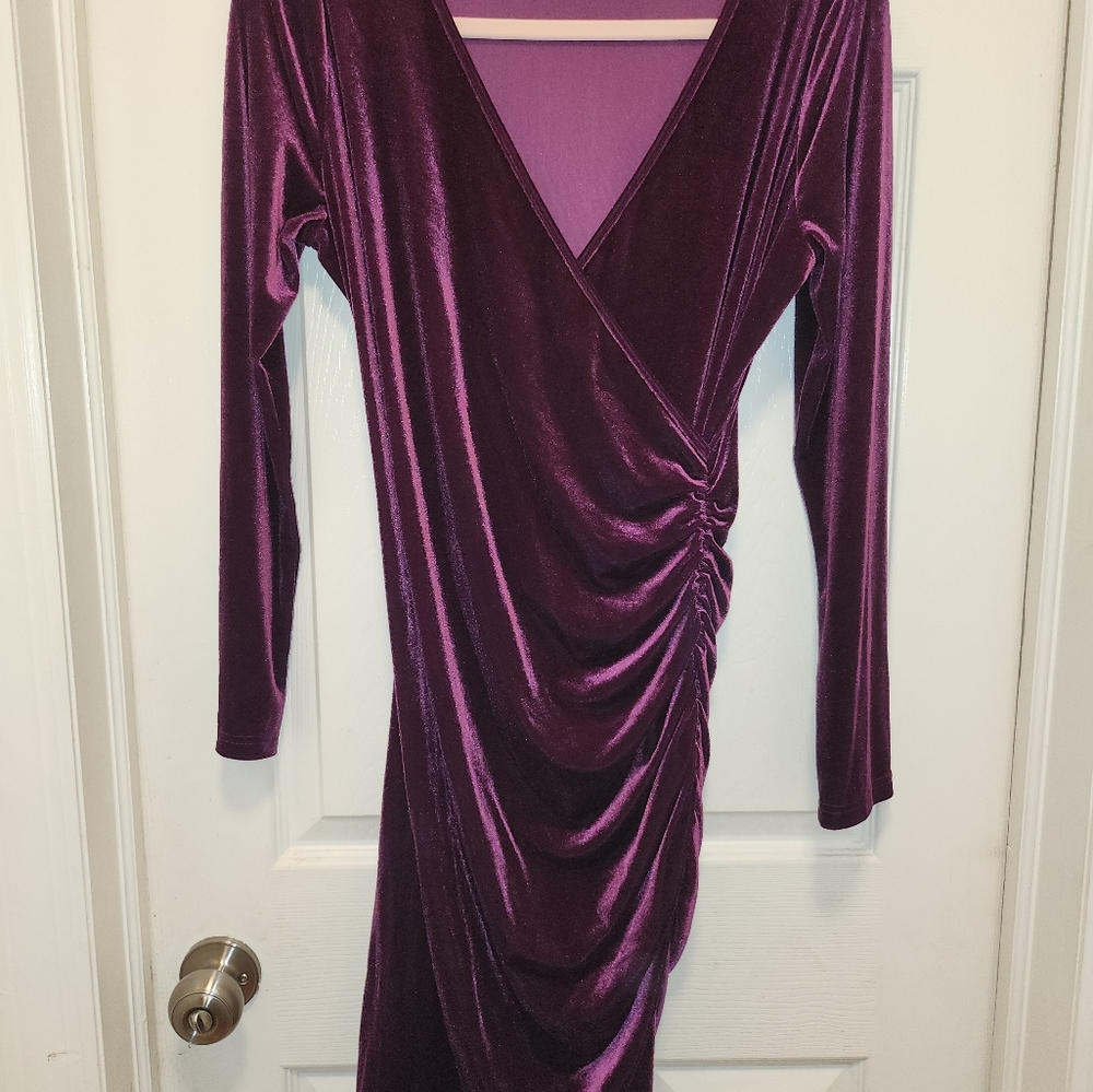 Purple Velvet dress